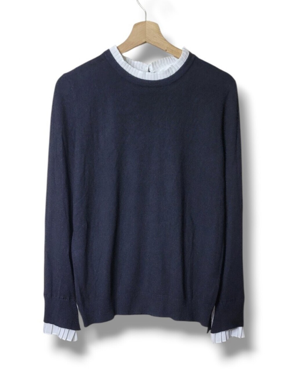 Vila Milano Black Sweater Flute Sleeves XL